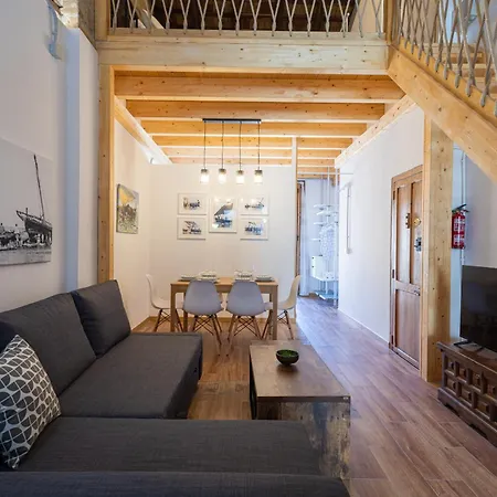 شقة Florit Flats - El Cabanyal Duplex *
